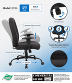Boss Office Products Heavy Duty Task Chair, Black