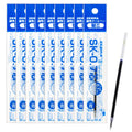 Zebra B-Br-6A-Sk-Bl Clip-On Oil-Based Ballpoint Pen Refill, Sk-0.7 Core, Blue, 10 Pieces