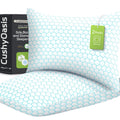 Cushyoasis Shredded Memory Foam Pillow For Sleeping, Cooling Bed Pillows Set Of 2, Adjustable Pillows For Side, Back, Stomach Sl