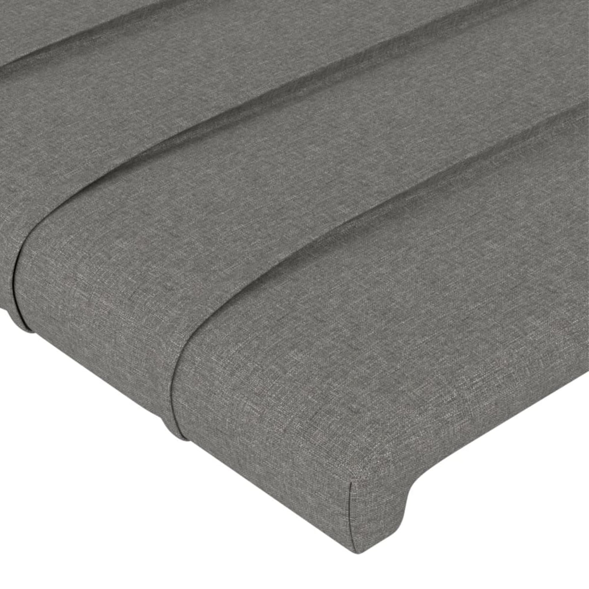 vidaXL Headboard Dark Gray 39.4"x2"x30.7"/34.6" Fabric