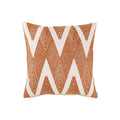 20 x 20 Zippered Cotton Accent Pillow with Herringbone Print, Set of 4
