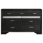 Coaster Home Furnishings Miranda Contemporary 63-inch 9-Drawer Bedroom Dresser Clothing Storage Cabinet Wide Chest of Drawers Organizer Unit Black 206363