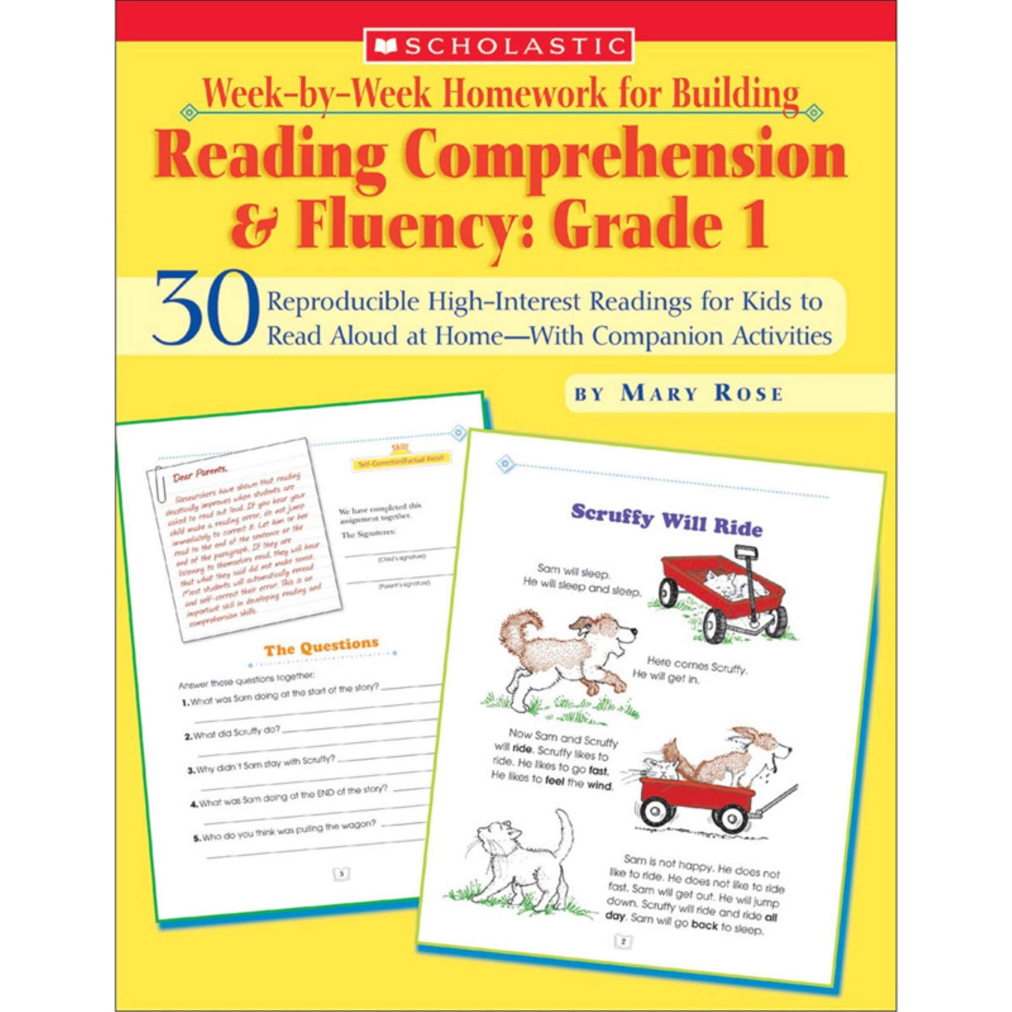 Scholastic Teaching Resources Reading Comp & Fluency Gr 1 Week By