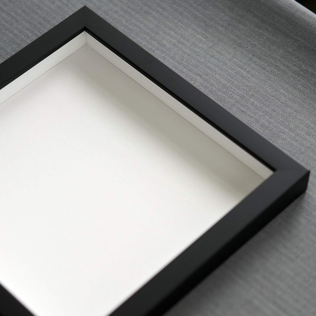 15X23 Shadow Box Frame Contemporary Black | 1'' Depth Of Usable Space| Interior Size 15X23 Or 23X15 Inches| Uv Resistant Acrylic