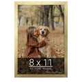 wallsthatspeak 8x11 Gold Picture Frame for Puzzles Posters Photos or Artwork