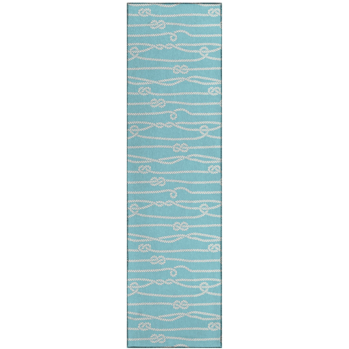 Addison Rugs Harpswell Ahp37 Shoreline 2'3" X 7'6" Indoor Outdoor Runner Rug, Easy Clean, Machine Washable, Non Shedding, Bedroom, Living Room, Dining Room, Kitchen, Patio Rug
