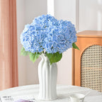 Martine Mall 2Pcs 21In Hydrangea Artificial Flowers, Latex Real Touch Hydrangeas Lifelike Large Hydrangea Flowers For Home Decor