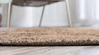 Unique Loom Del Mar Collection Area Rug - Lucille (6' 1'' Round, Brown/ Ivory)