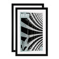 MCS Gallery Foundation Poster Frame, Picture Frame For Wall Art, Black, 11 x 17 Inch, 2-pack