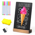 Yeeon Chalkboard Sign - 8.7X12 In Decorative Family Message Board With Base