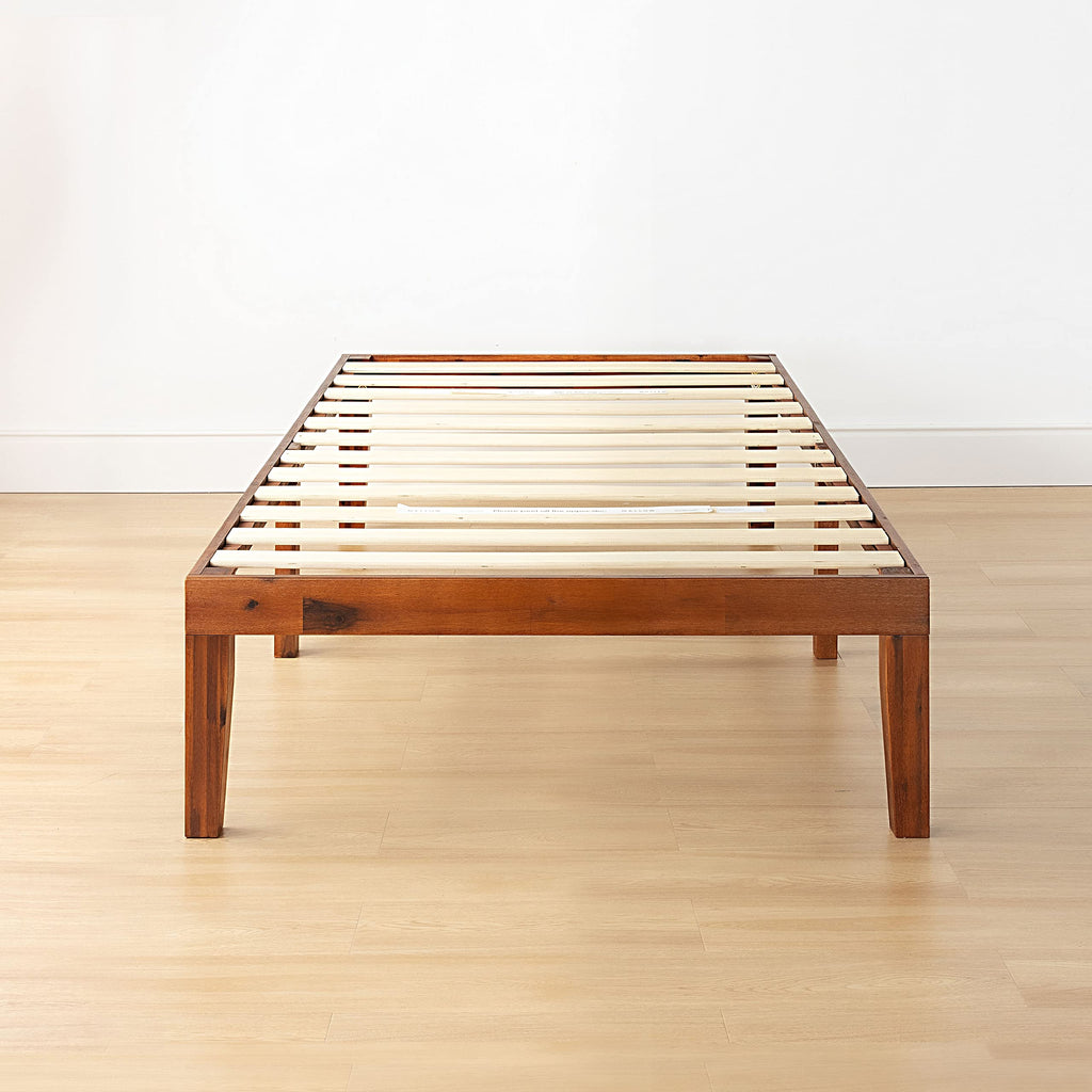 Mellow Naturalista Classic 16 Inch Solid Wood Platform Bed Cherry Twin CSWPB-16CH-T