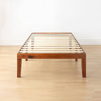 Mellow Naturalista Classic 16 Inch Solid Wood Platform Bed Cherry Twin CSWPB-16CH-T
