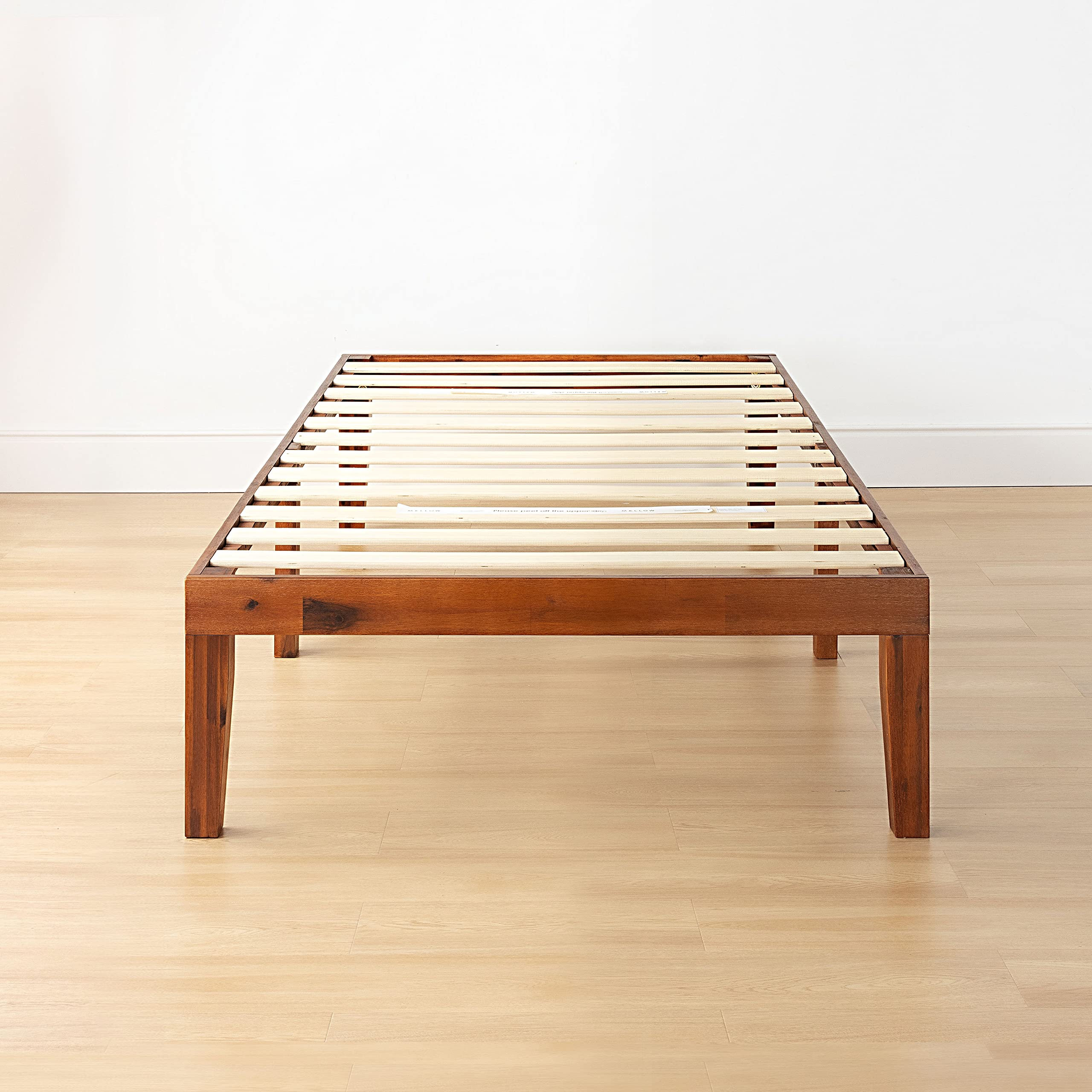 Mellow Naturalista Classic 16 Inch Solid Wood Platform Bed Cherry Twin CSWPB-16CH-T