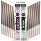 Trumiri Incense Sticks - Combo Pack Of 40 Insence-Sticks - 20 Lavender + 20 Jasmine - Insenses - Insents - Incents - Inscense -