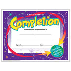 Trend Enterprises, Inc. Certificate Of Completion Colorful Classics Cert'S., 30 Ct