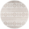 Sedona Sn14 Beige Transitional Rug Round 6' X 6'