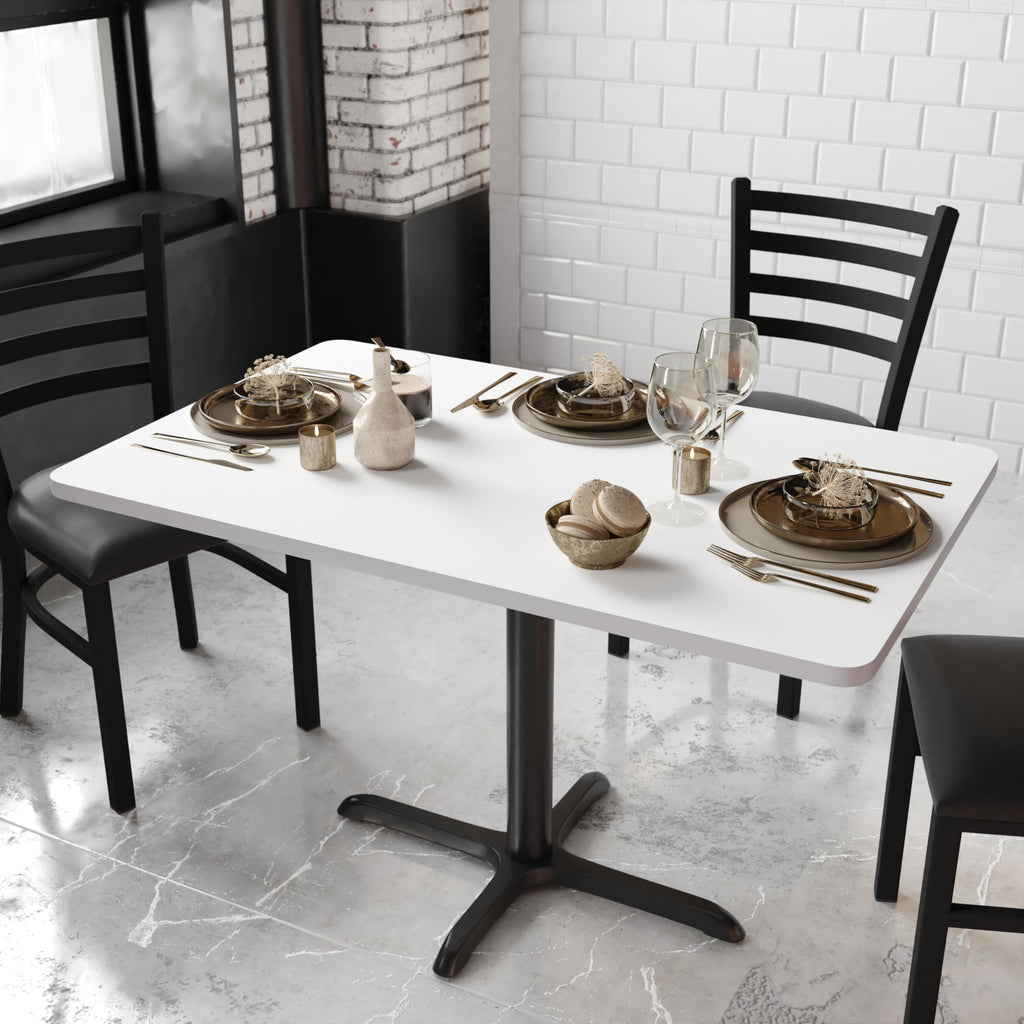 Flash Furniture Glenbrook 30' X 48' Rectangular Table Top With White Or Gray Reversible Laminate Top (Pack Of 1)