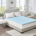 Sleep Philosophy Gel Infused Memory Foam Mattress Topper Luxurious, All Season Enhanced Bed Support, Cal King, 3'' Thick, Withou
