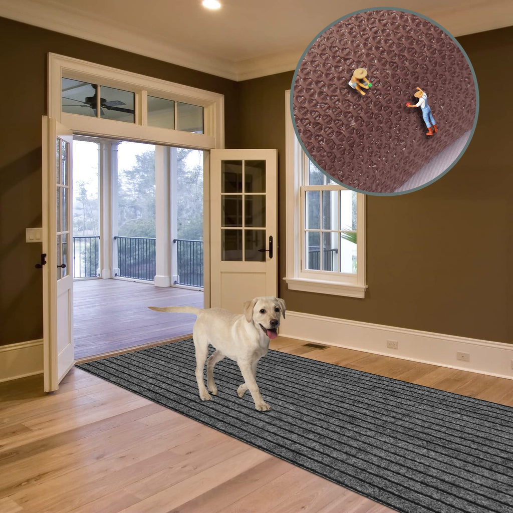 Custom Size Runner Rug 4 Ft X 25 Ft, Zgr 2-82Ft Carpet Runners Hallway Entryway Kitchen Garage Laundry Room Area Rugs With Non-S