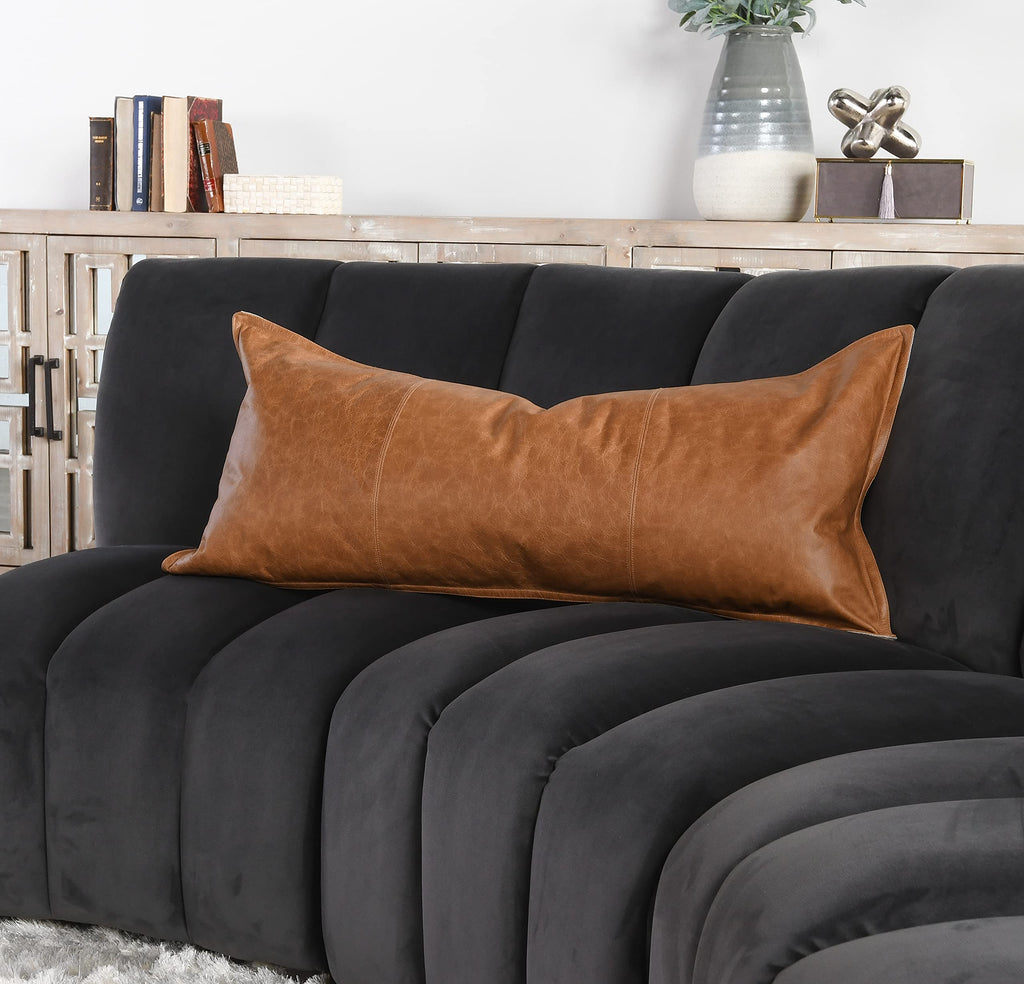 Kosas Home Cheyenne Throw Pillow, Chestnut