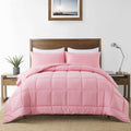 Downcool Queen Comforter Set -All Season Bedding Comforters Sets With 2 Pillow Cases-3 Pieces Bedding Sets Queen -Down Alternati