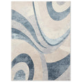 Home Dynamix Tribeca Slade Modern Area Rug, Abstract Blue 67x910