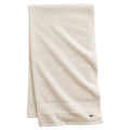 Lacoste Heritage Supima Cotton Bath Sheet, Chalk, 35' X 70'