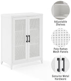 Crosley Furniture Milo Stackable Pantry Storage Cabinet With Shelves, Kitchen, Dining, Or Laundry Room, White