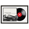 MCS Record Album Frame with Black Bottom Mat, Black, 16.5 x 25 in