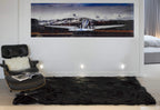 HomeRoots Decor 60-inch x 96-inch Black, Sheepskin - Rug/Throw