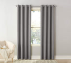 Sun Zero Becca Energy Efficient Grommet Curtain Panel, 40'' X 95'', Gray