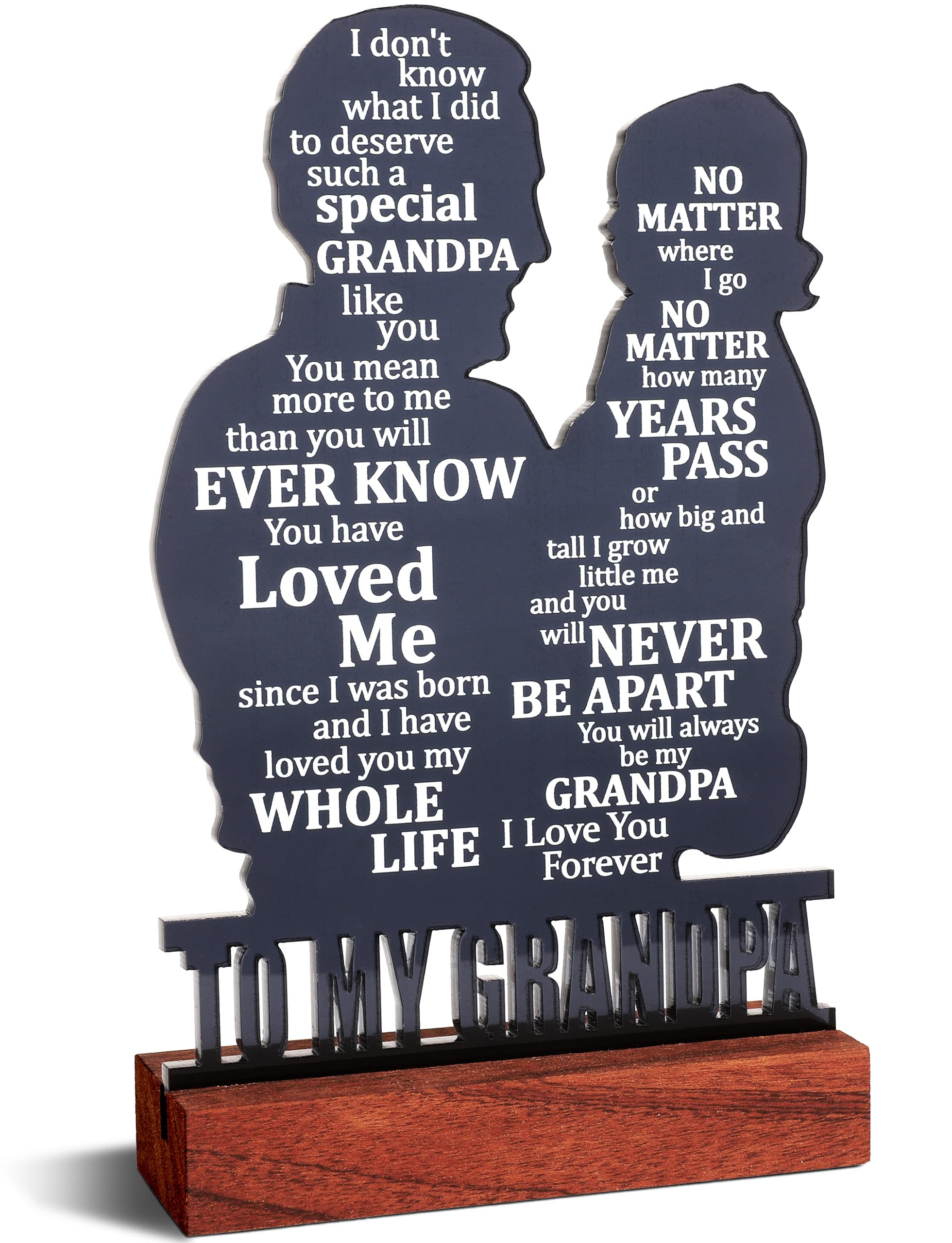 Grandpa Gifts from Granddaughter - Birthday Gifts for Grandpa from Granddaughter - Father's Day Gifts for Grandpa - Christmas Gi