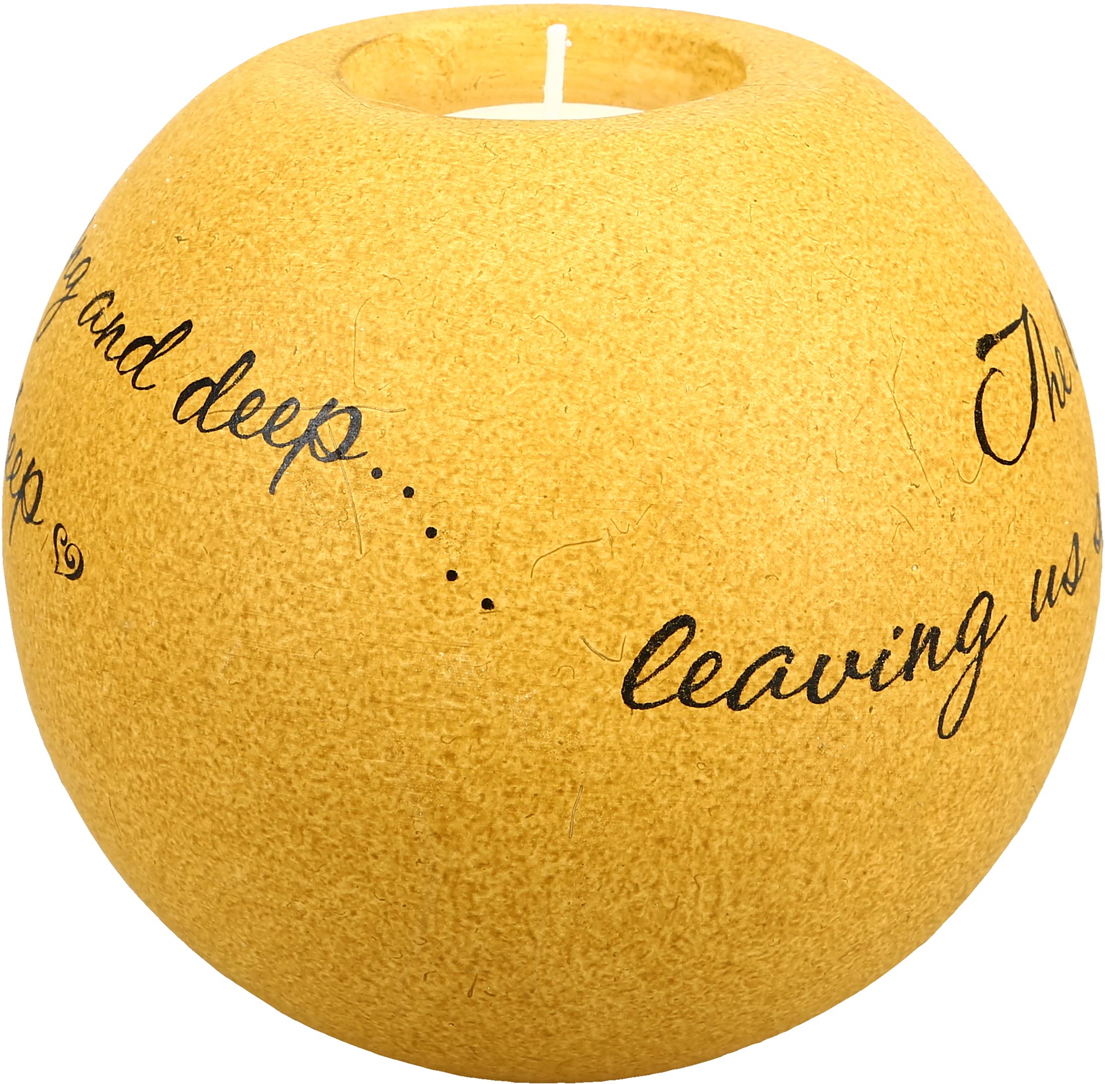 Pavilion Gift Company 5676 Comfort Candles 5-Inch Round Candle Holder, Family