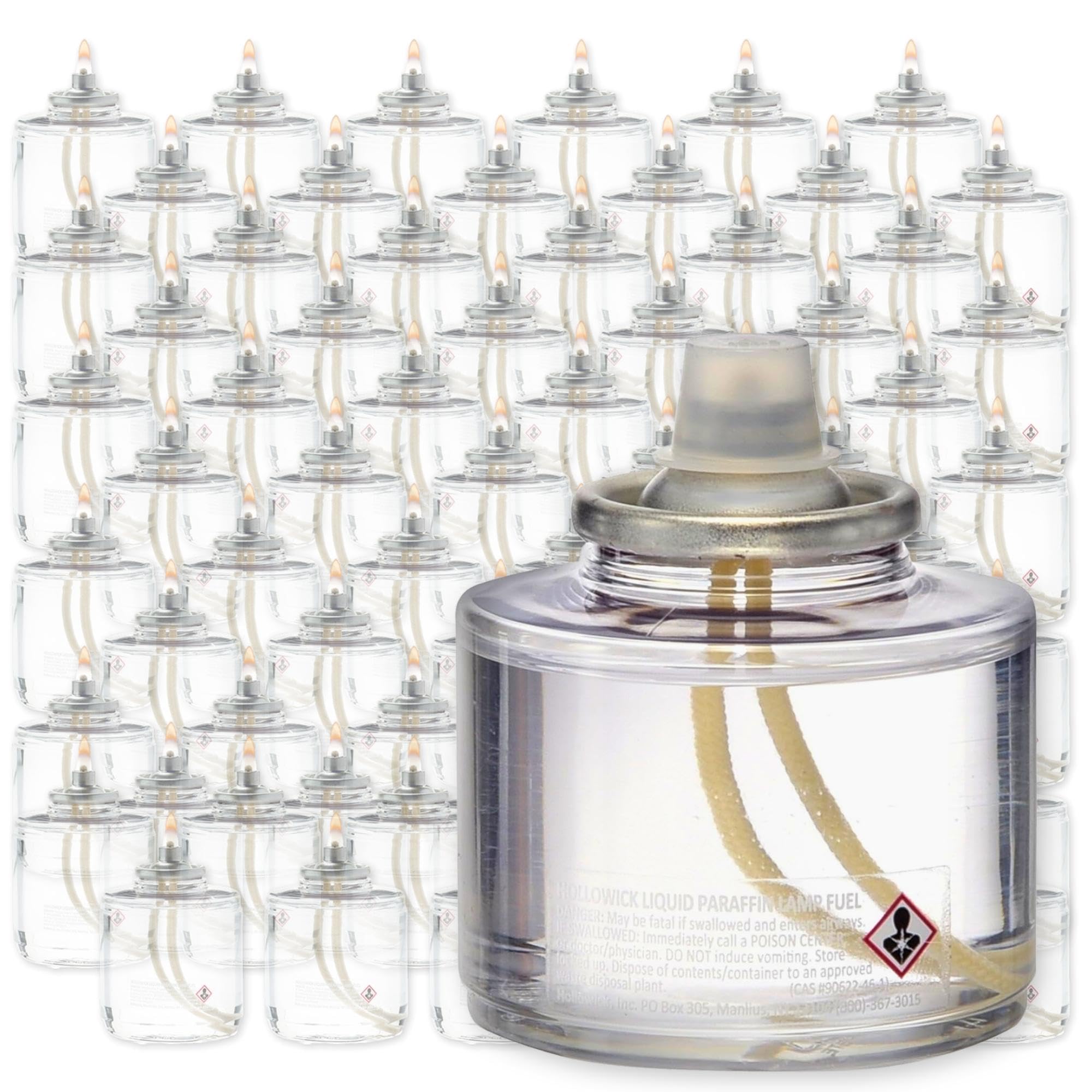 Hollowick 30 Hour Disposable Liquid Candle (48/case) (HD30) - NOT for HOME CONSUMER USE