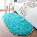 Noahas Ultra Soft Fluffy Bedroom Rugs Kids Room Carpet Modern Shaggy Area Rugs Home Decor 2.6 X 5.3, Teal Blue