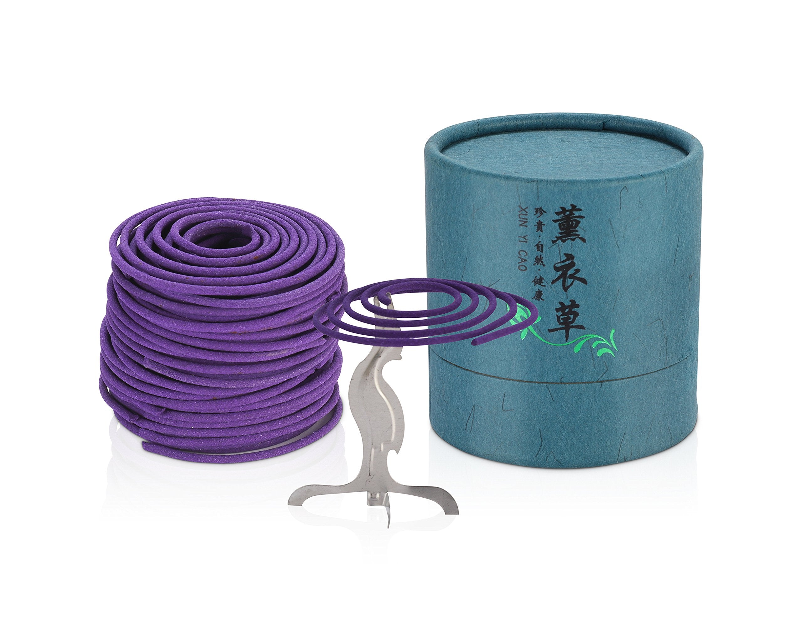 Miupoo Fragran Coil Incense for Incense Burner Small Siral Lavender Incense