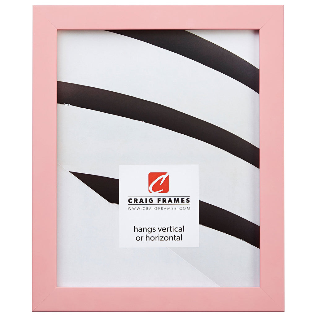 Craig Frames Confetti, Modern Light Pink Picture Frame, 12 x 16 Inch