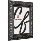 Craig Frames Bravado, 14X24 Picture Frame, Antique Silver
