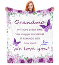 Noxkioy Grandma Gifts, Gifts For Grandma Blanket 60'X50', Grandma Birthday Gifts From Grandkids, Birthday Gifts For Grandmothe