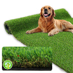 Xlx Turf 5 Ft X 12 Ft Thick Artificial Turf Grass Rug, Outdoor Realistic Fake Grass Carpet For Patio Backyard, Extra Large Dog G