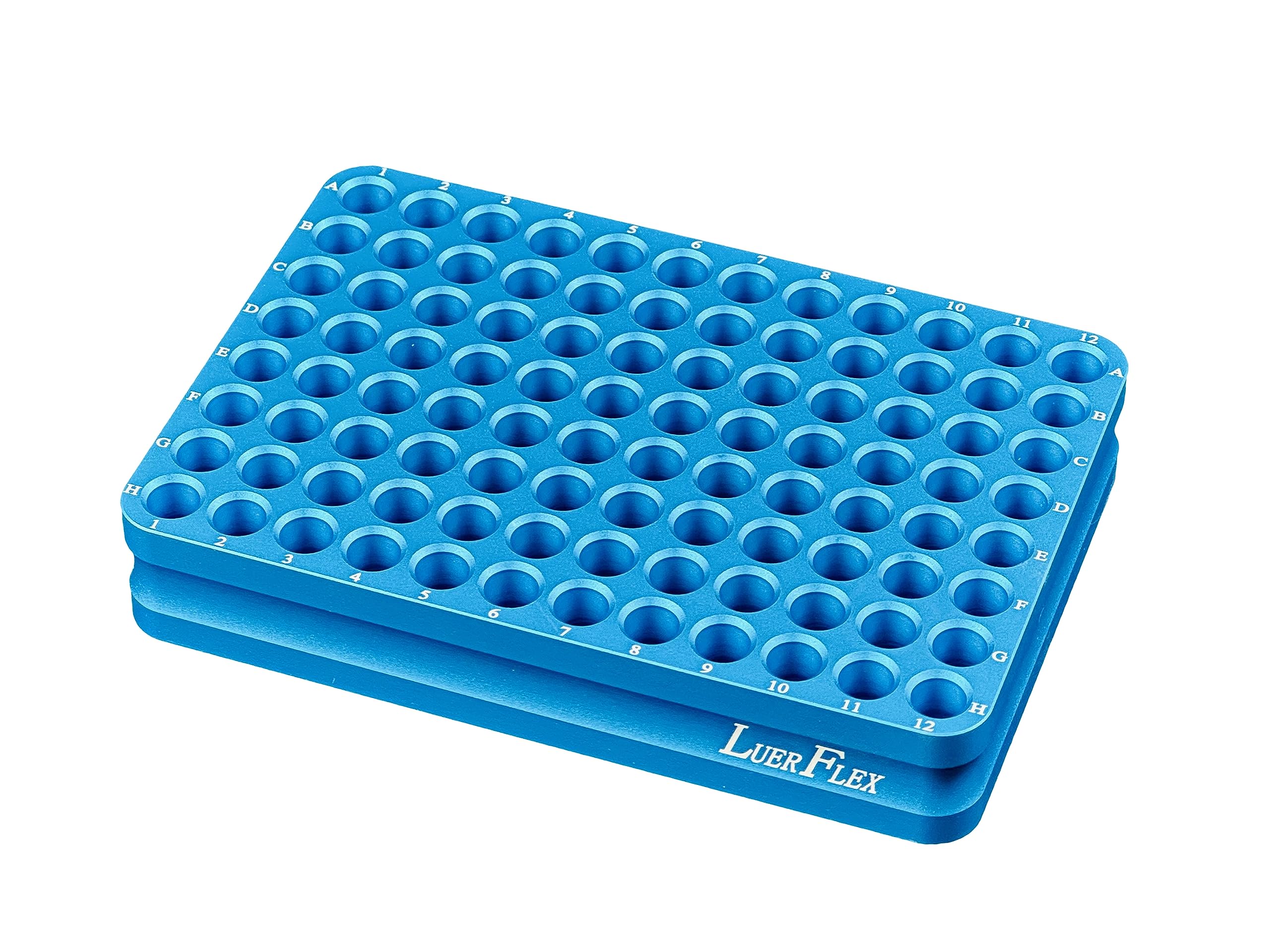 Luerflex Aluminum Cooling Block Tube Cool Rack 96 Wells For 0.1Ml 0.2Ml 96 Pcr Plate Strips Pack Of 1