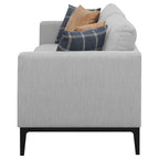 Coaster Home Furnishings Apperson Cushioned Back Sofa Light Grey