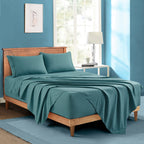 Manyshofu Extra Deep Pocket Queen Sheet Sets - Hotel Luxury 1800 Thread Count Sheets & Pillowcases - Microfiber Bedding Set Up T