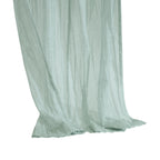 Richmark International Paloma Sheer Dual Header Curtain Panel 52 X 108 In Pale Thyme