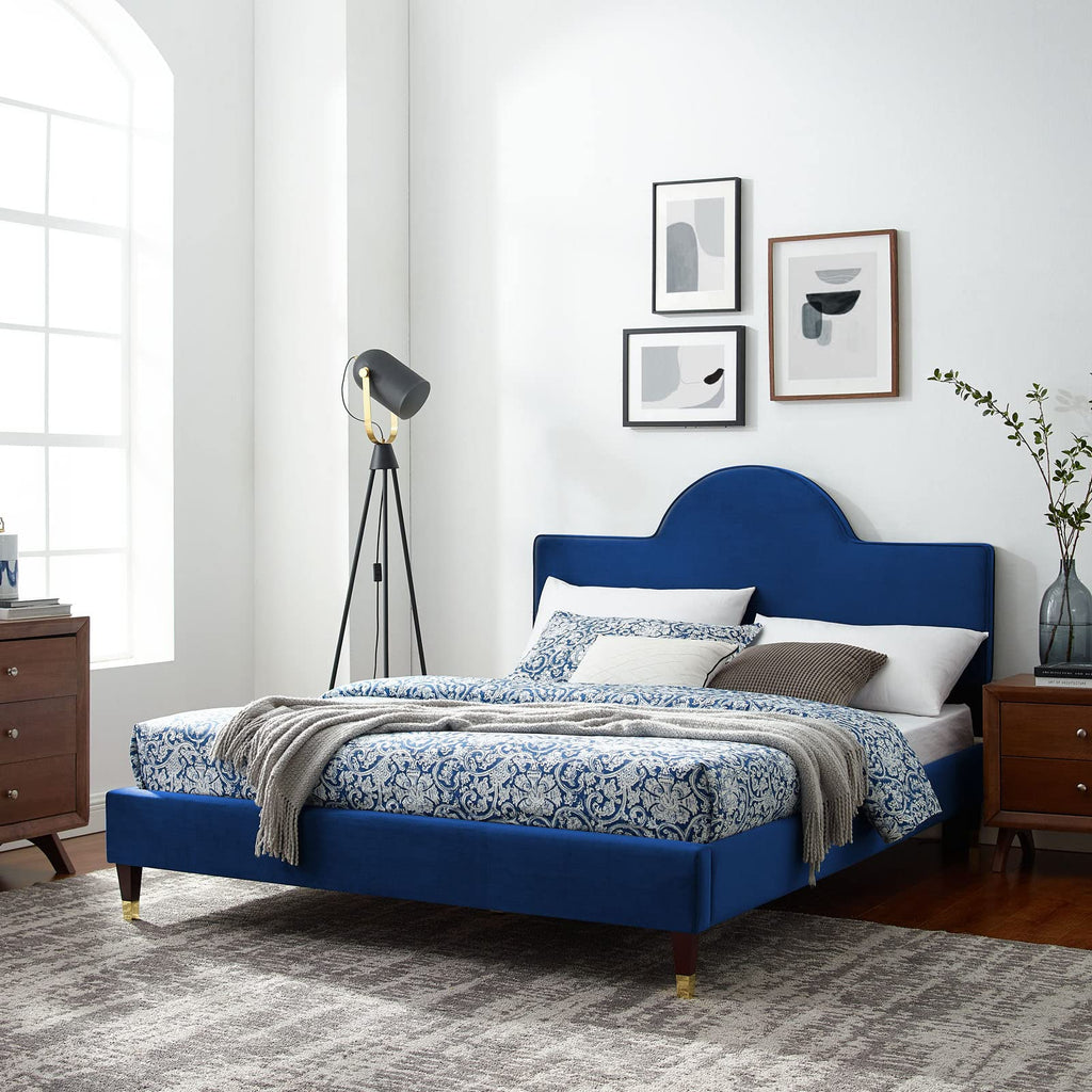 Modway Aurora Platform, Full, Navy