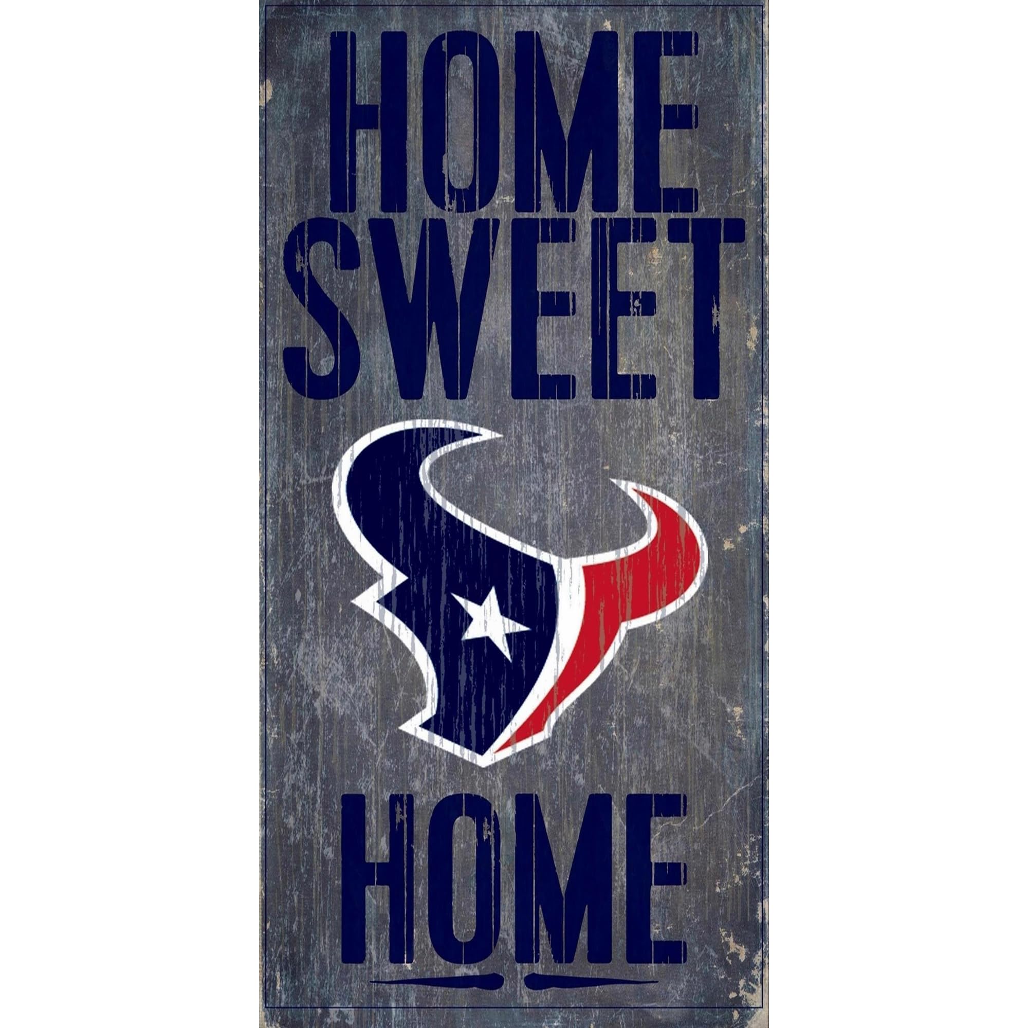 Houston Texans 6 x 12 Home Sweet Home Sign