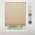 Linen Avenue Cordless Standard Blackout Cellular Shade 54 3/4 W x 48 H, Muslin (Arrives 1/4  Narrower)