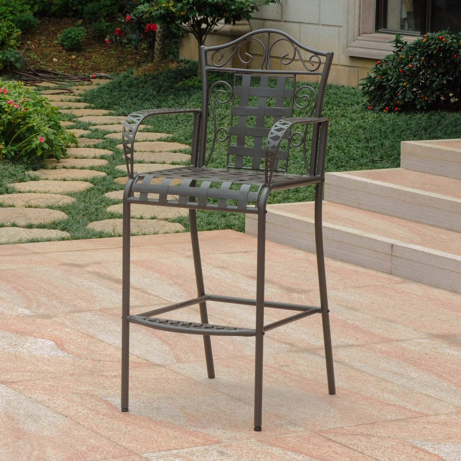International Caravan Set of Three Iron Bar Bistro