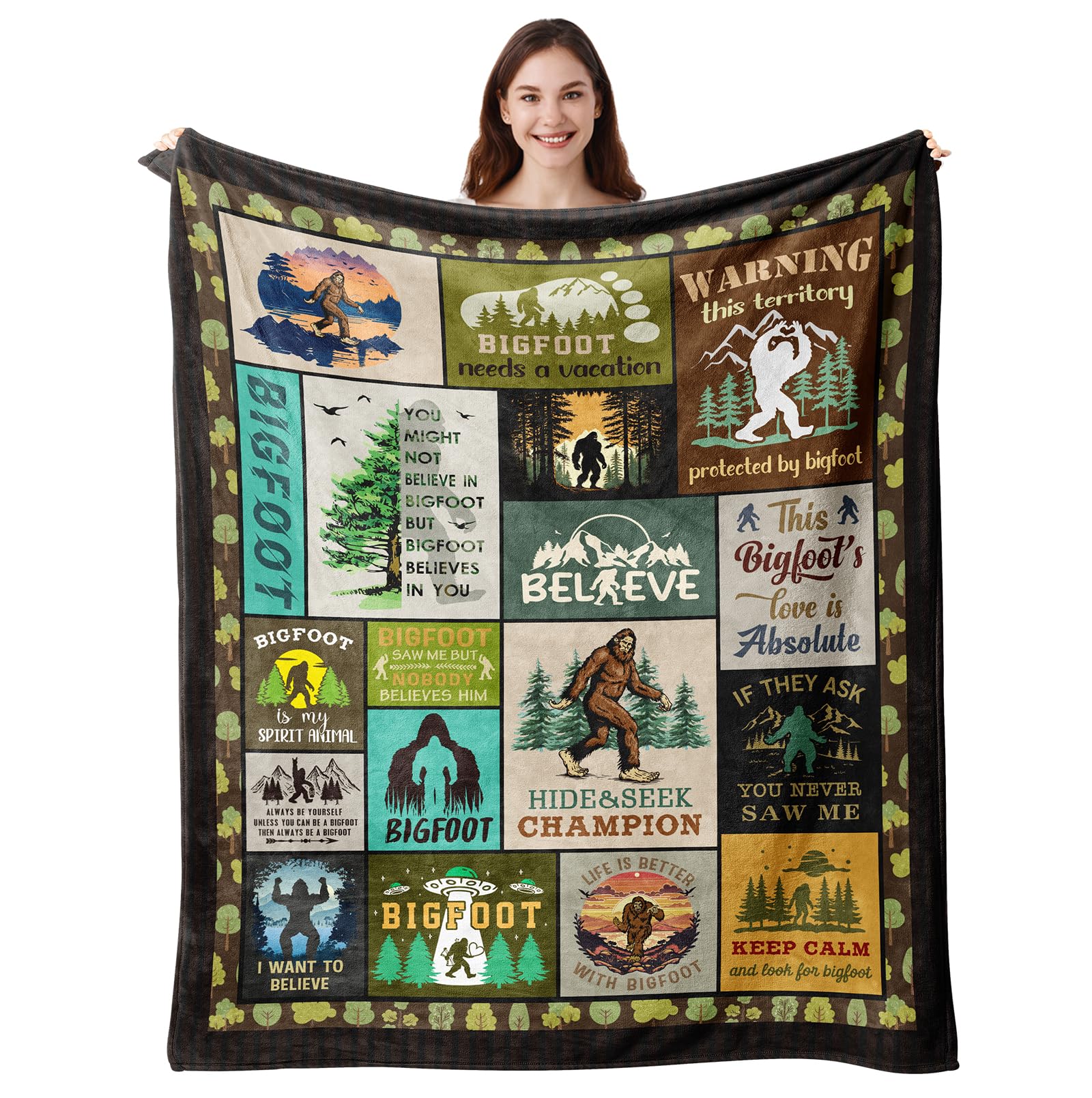 Vuinezo Bigfoot Gifts, Sasquatch Gifts, Big Foot Sasquatch Gifts, Sasquatch Gifts For Men/Women, Cool Bigfoot Lover Gift, Sasqua