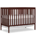 Dream On Me Synergy 5-In-1 Convertible Crib In Espresso, JPMA & Greenguard Gold Certified, Constructed out of solid New Zealand 
